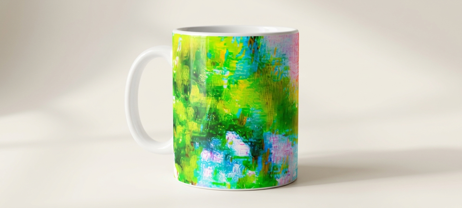 Painted rainstorm  on Ceramic Mug
