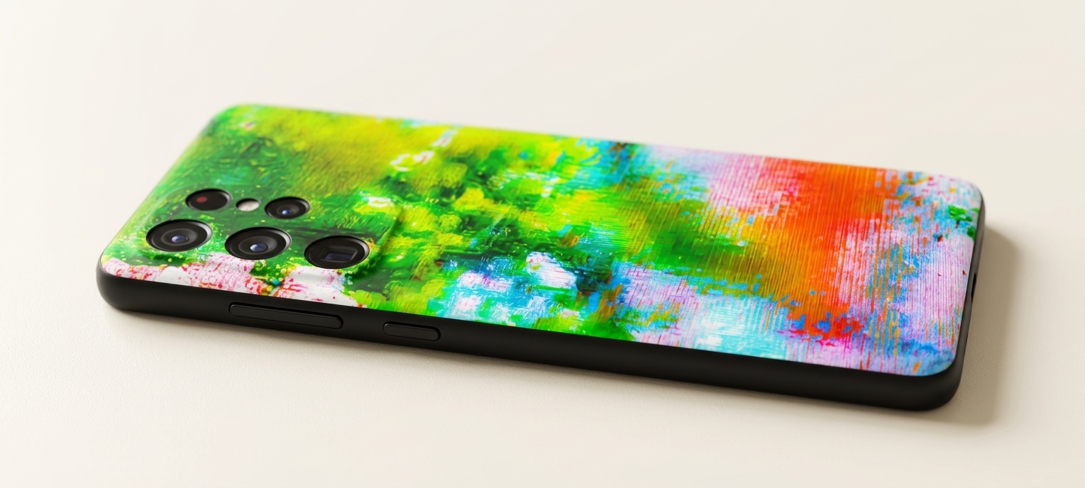 Painted rainstorm  on Phone Case