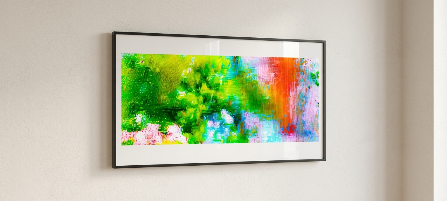 Painted rainstorm  on Poster