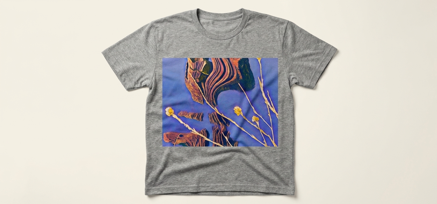 Stumped Reflection  on T-Shirt