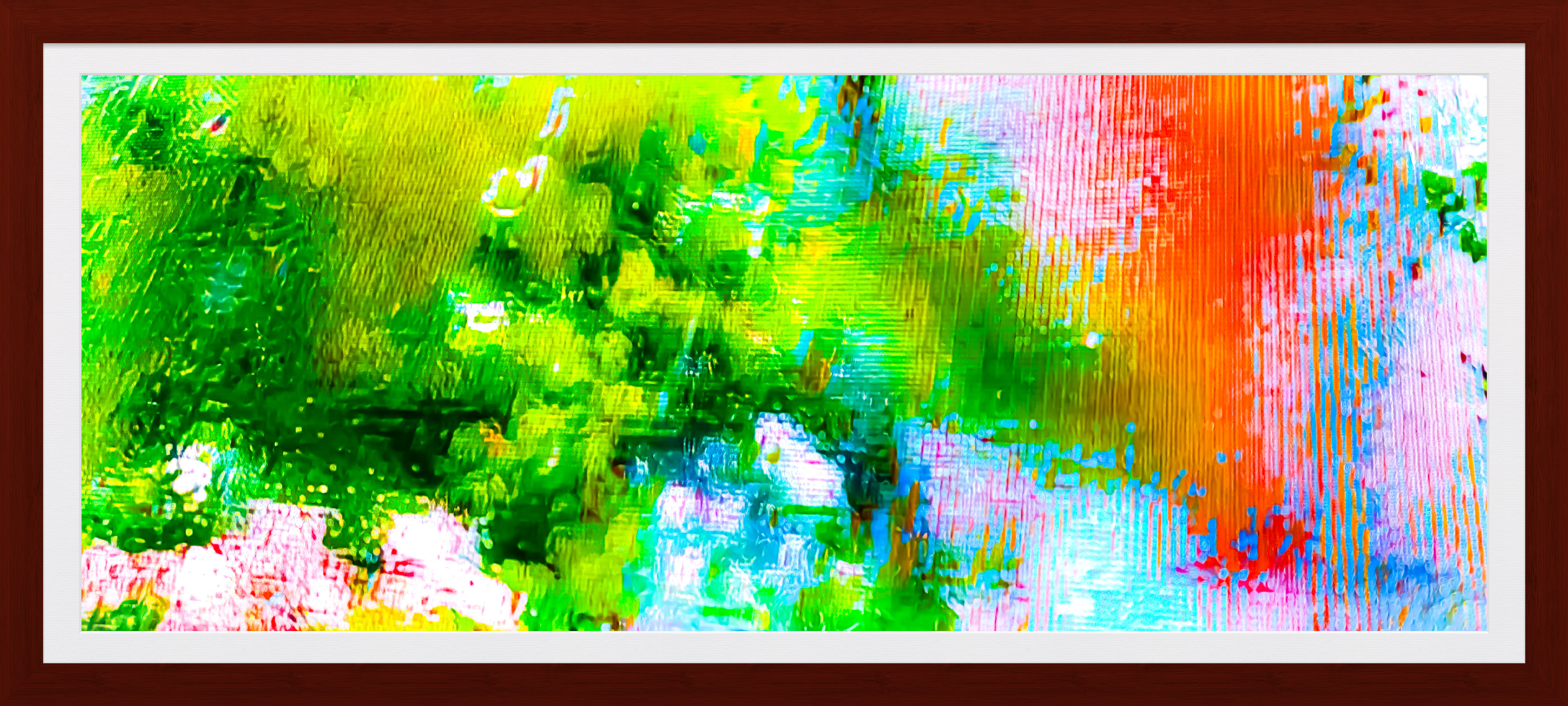 Painted rainstorm